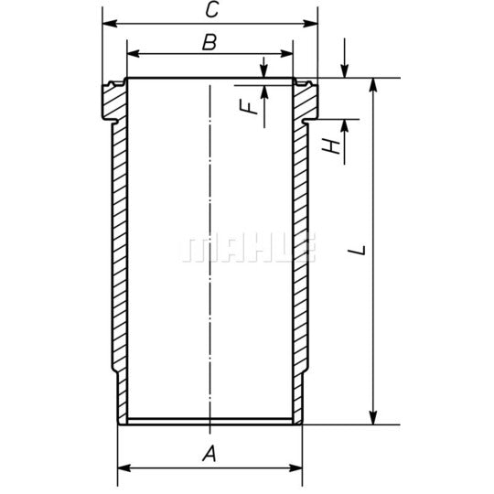 227 WN 67 01 Cylinder Sleeve