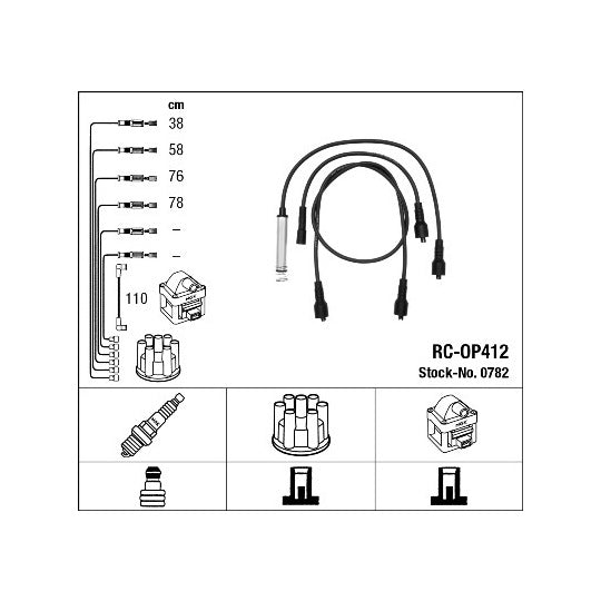 0782 Ignition Cable Kit