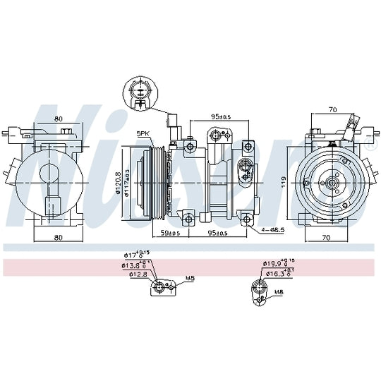 890683 Compressor, air conditioning
