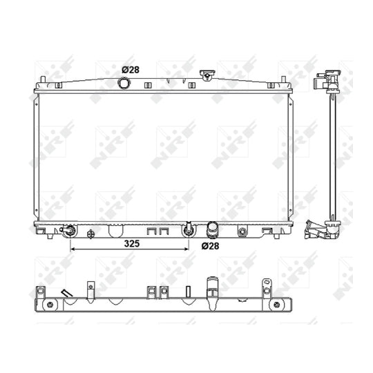 53094 Radiator, engine cooling