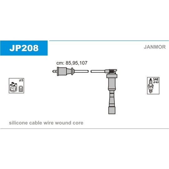 JP208 Ignition Cable Kit
