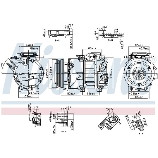 890917 Compressor, air conditioning