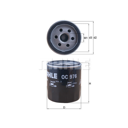 OC 976 Oil filter