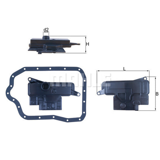 HX 234D Hydraulic Filter, automatic transmission