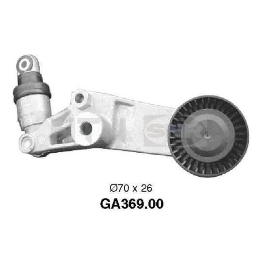 GA369.00 Tensioner Pulley, v-ribbed belt