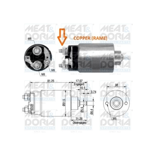 46007 Solenoid Switch, starter