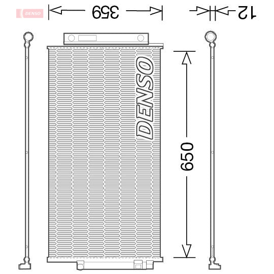 DCN09047 Condenser, air conditioning