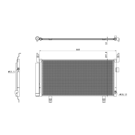 350468 Condenser, air conditioning
