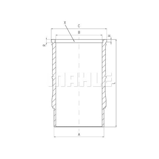 001 LW 00142 001 Cylinder Sleeve
