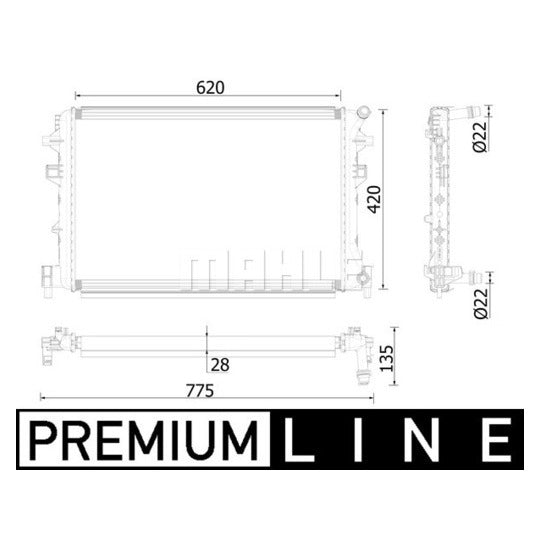 CIR 38 000P Low Temperature Cooler, intercooler