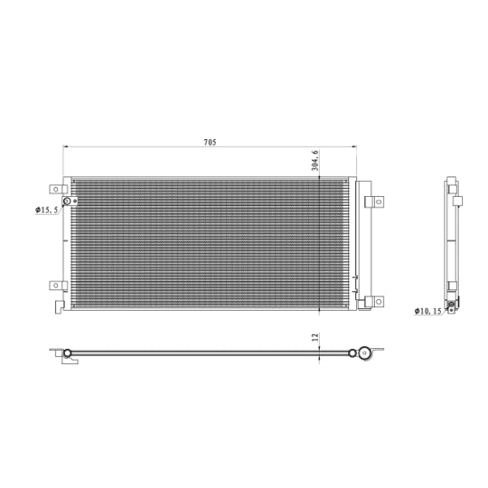 350494 Condenser, air conditioning
