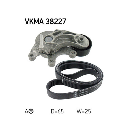 VKMA 38227 V-Ribbed Belt Set
