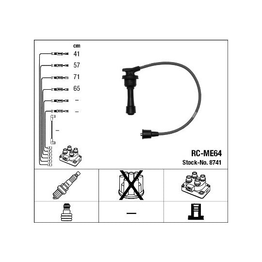 8741 Ignition Cable Kit