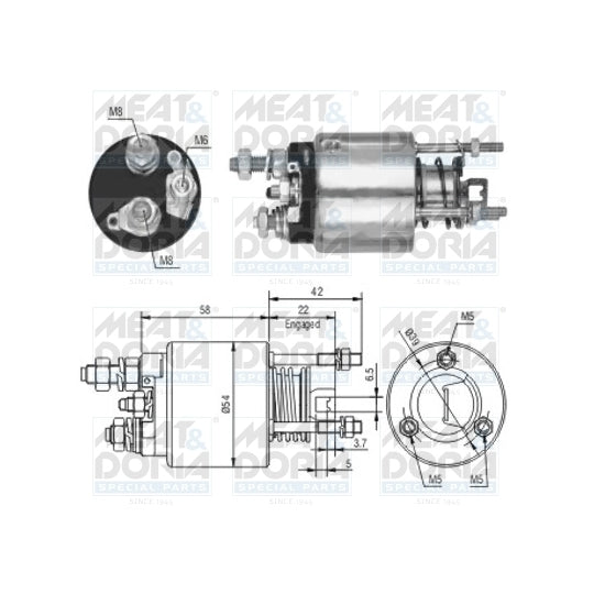 46078 Solenoid Switch, starter