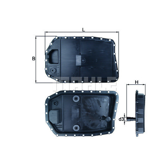 HX 154 Oil sump, automatic transmission