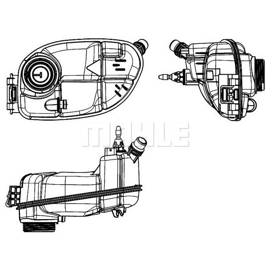 CRT 65 000S Expansion Tank, coolant