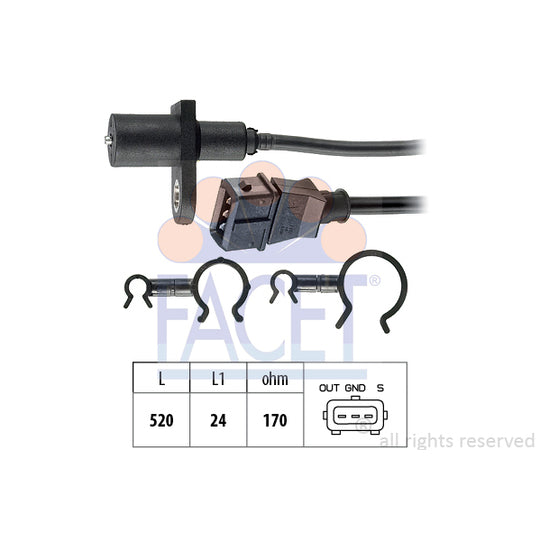 9.0397 Pulse Sensor, flywheel