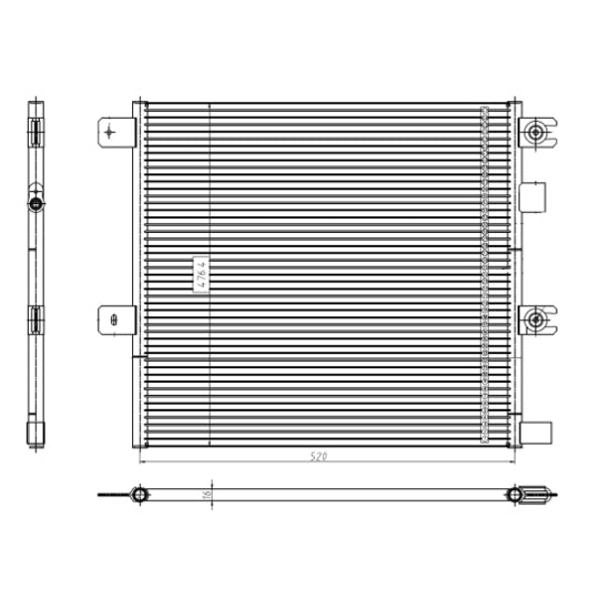350504 Condenser, air conditioning
