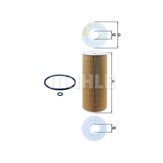 OX 143D Oil filter
