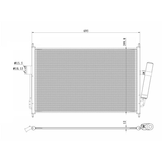 350490 Condenser, air conditioning
