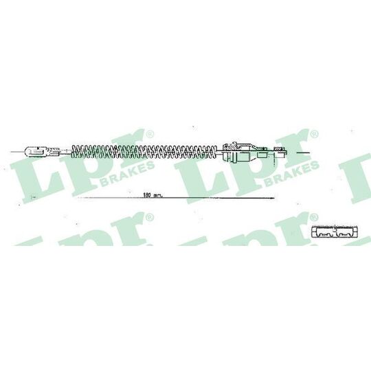 C1350B Cable, parking brake