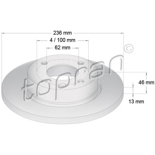 110 641 Brake disk