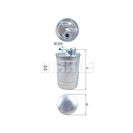 KL 554D Fuel filter
