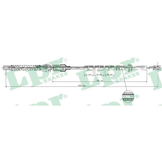 C0073A Accelerator Cable
