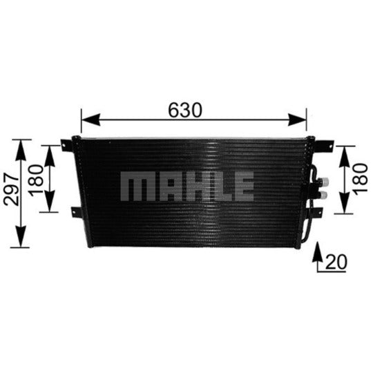 AC 217 000S Condenser, air conditioning