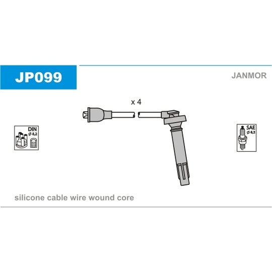 JP099 Ignition Cable Kit