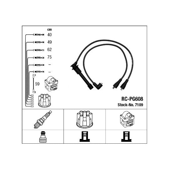 7109 Ignition Cable Kit