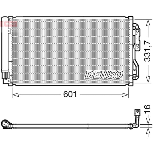 DCN05033 Condenser, air conditioning