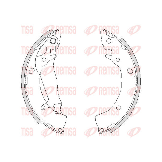 4203.00 Brake Shoe Set