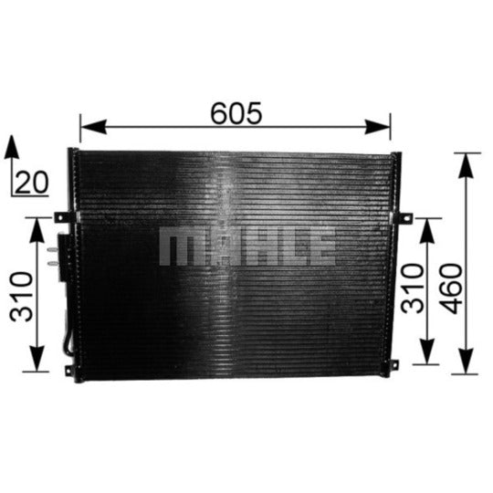 AC 219 000S Condenser, air conditioning