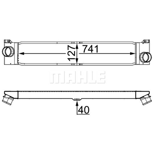 CI 157 000S Intercooler, charger