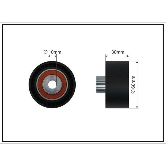 23-57 Deflection/Guide Pulley, timing belt