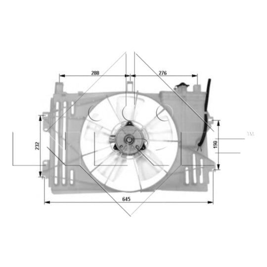 47053 Fan, radiator