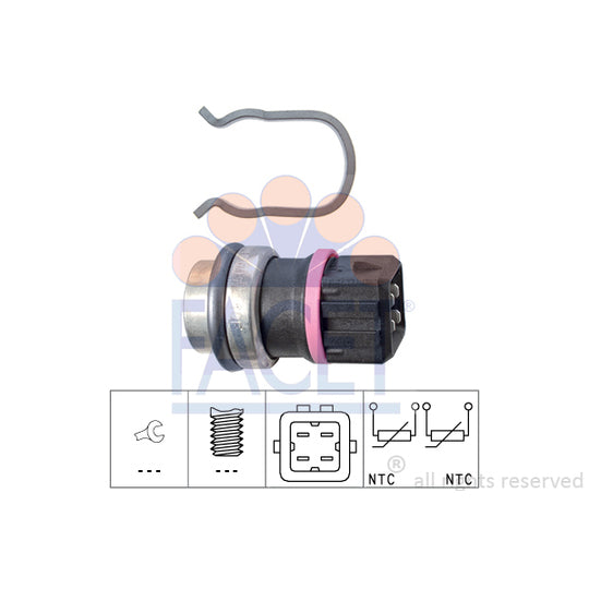 7.3353 Sensor, coolant temperature