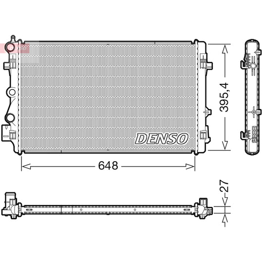 DRM32051 Radiator, engine cooling