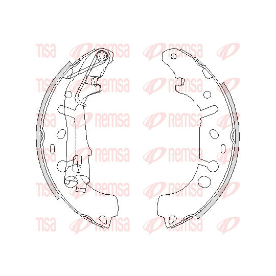 4192.00 Brake Shoe Set