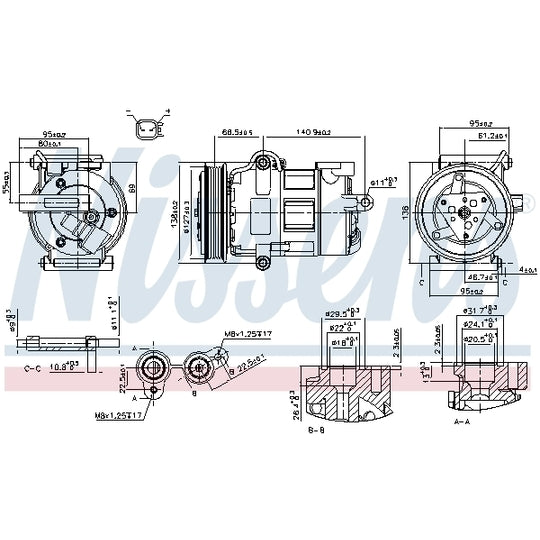 890698 Compressor, air conditioning