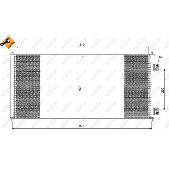 35651 Condenser, air conditioning
