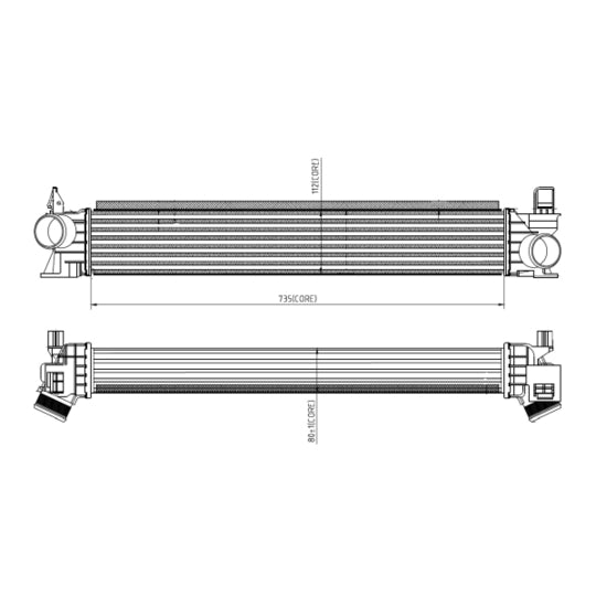 309033 Intercooler, charger
