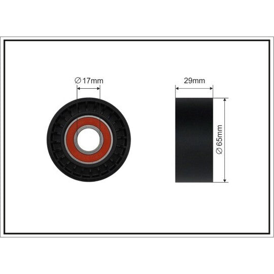 13-94 Tensioner Pulley, v-ribbed belt