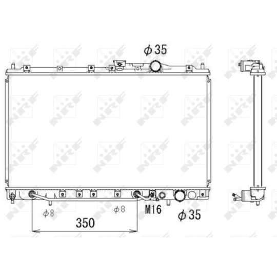 53283 Radiator, engine cooling