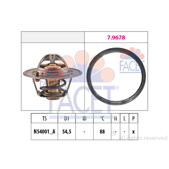 7.8787 Thermostat, coolant