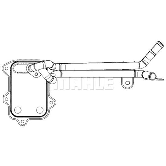 CLC 188 000S Oil Cooler, engine oil