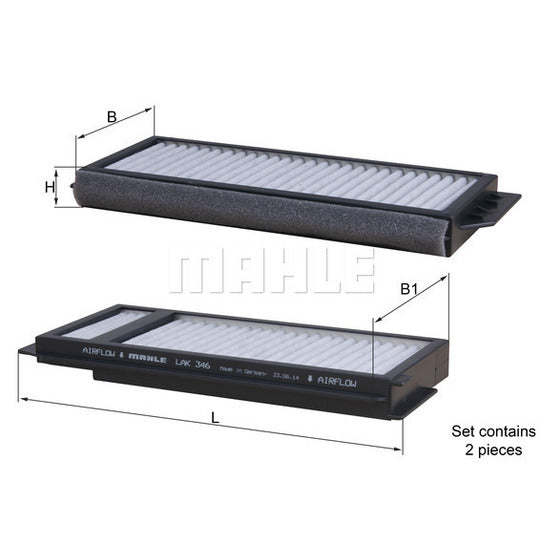 LAK 346/S Filter, interior air