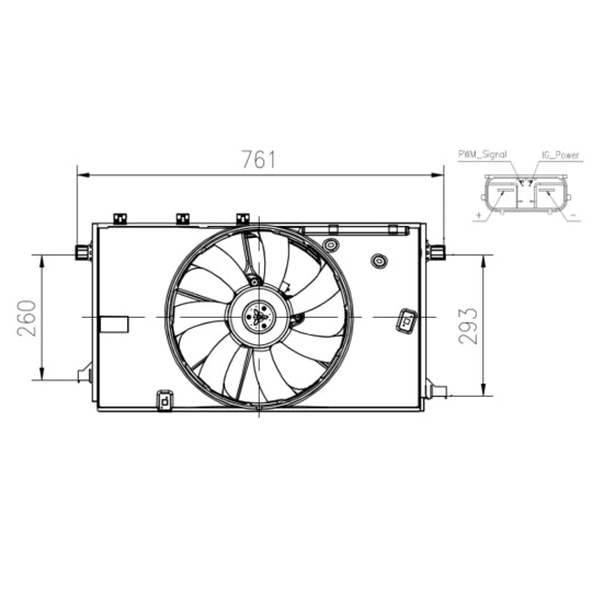 47933 Fan, radiator