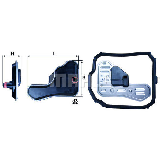 HX 148D Hydraulic Filter, automatic transmission